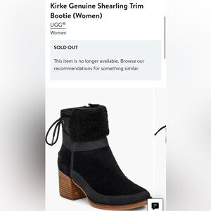UGG Kirk Genuine Shearling Ankle Boots